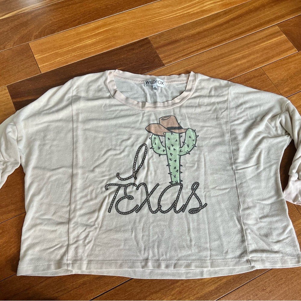 Wildfox I ❤️ Texas sweatshirt sz XS